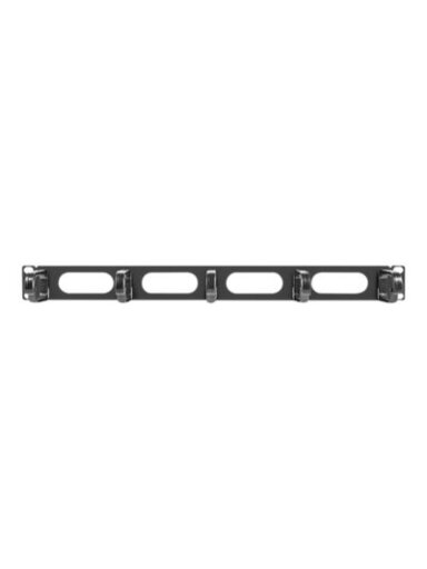 Lanberg 19" cable management panel 5 rings - type B 1U | AK-1205-B | Black Lanberg 19" cable management panel 5 rings - type B 1U | AK-1205-B | Black
