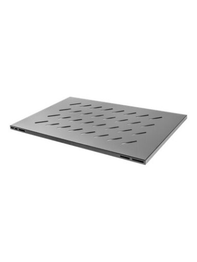 Lanberg 19" fixed shelf 1U/465x715mm, max load capacity up to 120kg | AK-1009-B | Black Lanberg 19" fixed shelf 1U/465x715mm, max load capacity up to 120kg | AK-1009-B | Black