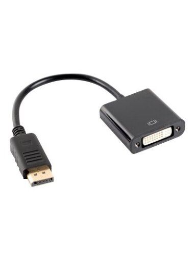 Lanberg Adapter Dual Link DisplayPort 1.2 to DVI-I | AD-0007-BK