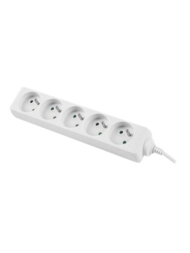 Lanberg Cable Power Strip, 5X French Outlets Quality-Grade Copper, 1.5 m | PS0-05E-0150-W Lanberg Cable Power Strip, 5X French Outlets Quality-Grade Copper, 1.5 m | PS0-05E-0150-W