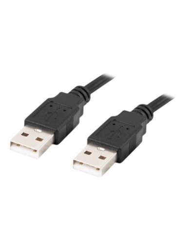 Lanberg | Cable USB-A 2.0 | CA-USBA-20CU-0018-BK | USB Type-A to USB Type-A