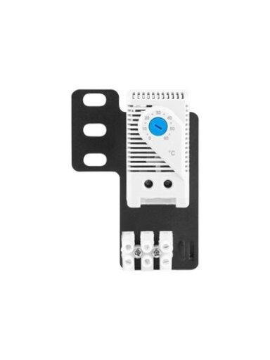 Lanberg Closed-loop thermostat 10A for rack cabinets with 19" ear and terminal block | AK-1505-S | Gray Lanberg Closed-loop thermostat 10A for rack cabinets with 19" ear and terminal block | AK-1505-S | Gray