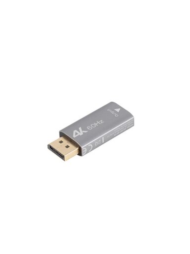 Lanberg Displayport (M) to HDMI (F) Adapter 4K, Silver | AD-DP-HD-01