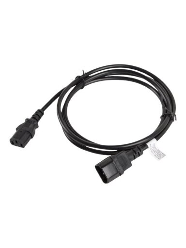 Lanberg | IEC 320 C13 to C14 Cable | CA-C13E-11CC-0018-BK