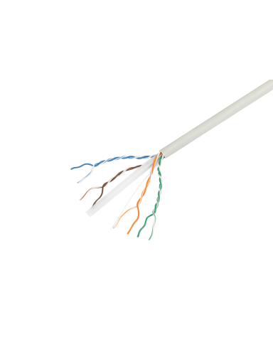 Lanberg Lan Cable Cat.6 UTP 305M Solid CU LSZH Grey CPR+ Fluke Passed | LCU6L-11CU-0305-S