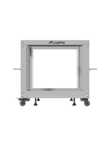 Lanberg Open Rack 19" 9U, adjustable | OR01-6109-S | 65.7 x 60 x 57.7 cm | Gray