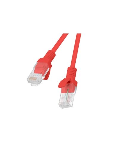 Lanberg Patchcord CAT.5E UTP 0.25M fluke passed 10-pack, Red | PCU5-20CC-0025-R Lanberg Patchcord CAT.5E UTP 0.25M fluke passed 10-pack, Red | PCU5-20CC-0025-R