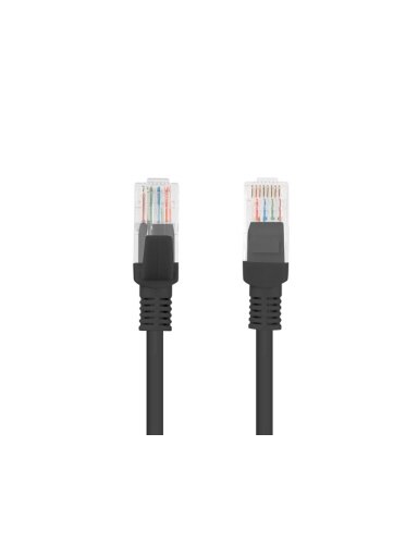 Lanberg | Patchcord CAT.5E UTP Fluke Passed | PCU5-10CC-2000-BK | 20 m | Black