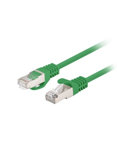 Lanberg Patchcord CAT.6 FTP 1M fluke passed 10-pack, Green | PCF6-20CC-0100-G