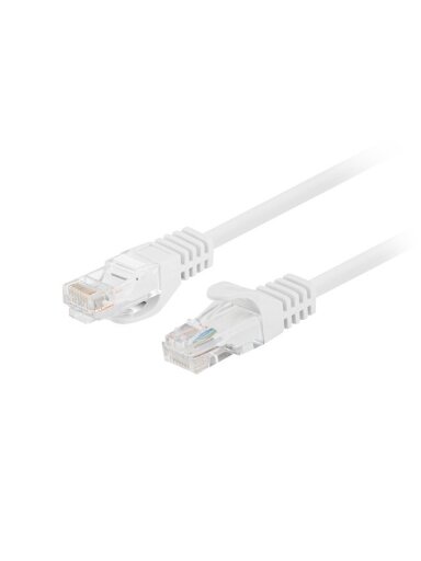 Lanberg Patchcord CAT.6 UTP 1M fluke passed 10-pack, White | PCU6-20CC-0100-W