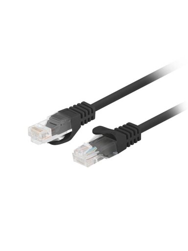 Lanberg Patchcord CAT.6 UTP 3M fluke passed 10-pack, Black | PCU6-20CC-0300-BK
