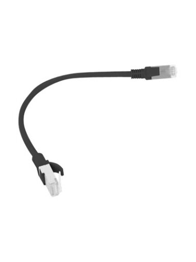 Lanberg | Patchcord CAT.6 UTP fluke passed | PCU6-10CC-0025-BK | 0.25 m | Black