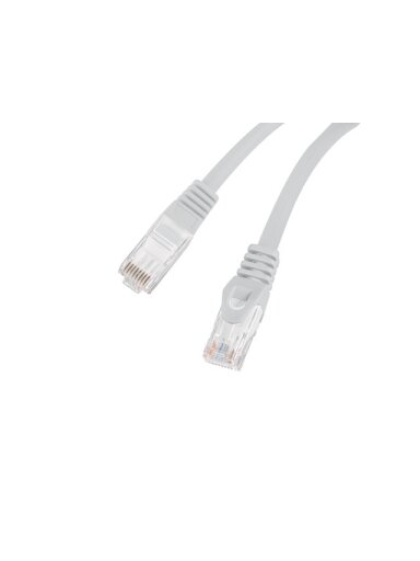 Lanberg | Patchcord Cat.6 UTP LSZH CU Fluke Passed, Grey | PCU6-10CU-0500-S | 5 m | Grey