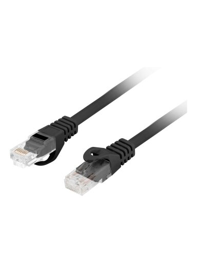 Lanberg | Patchcord Cat.6 UTP LSZH CU | PCU6-10CU-0200-BK | 2 m | Black