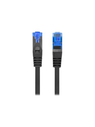 Lanberg | Patchcord Cat.6A S/FTP LSZH CCA | PCF6A-10CC-0200-BK | 2 m | Black