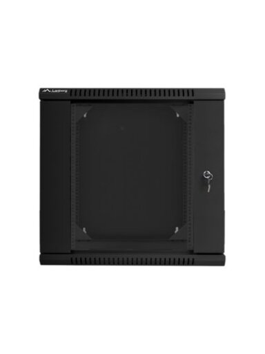 Lanberg | Rack cabinet 19" double-section wall-mount 12U/600x600 (flat pack) | WF02-6612-10B | Black Lanberg | Rack cabinet 19" double-section wall-mount 12U/600x600 (flat pack) | WF02-6612-10B | Black
