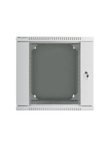 Lanberg | Rack cabinet 19" double-section wall-mount 12U/600x600 (flat pack) | WF02-6612-10S | Grey Lanberg | Rack cabinet 19" double-section wall-mount 12U/600x600 (flat pack) | WF02-6612-10S | Grey