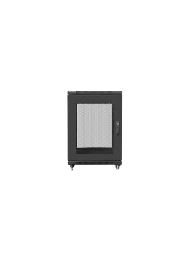 Lanberg | Rack cabinet 19" free-standing 15U/600x800 (flat pack) with mesh door | FF01-6815-23B | Black Lanberg | Rack cabinet 19" free-standing 15U/600x800 (flat pack) with mesh door | FF01-6815-23B | Black