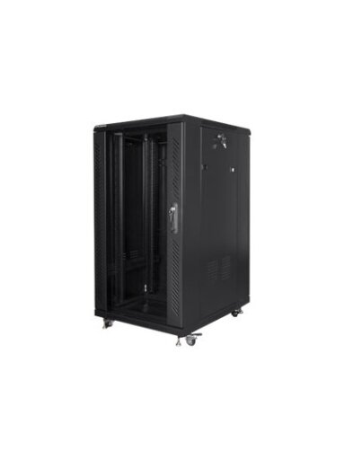 Lanberg | Rack cabinet 19" free-standing 22U/600x800 (flat pack) | FF01-6822-12B | Black Lanberg | Rack cabinet 19" free-standing 22U/600x800 (flat pack) | FF01-6822-12B | Black