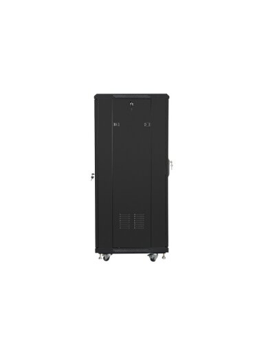 Lanberg | Rack cabinet 19" free-standing 27U/600x600 (flat pack) | FF01-6627-12B | Black Lanberg | Rack cabinet 19" free-standing 27U/600x600 (flat pack) | FF01-6627-12B | Black