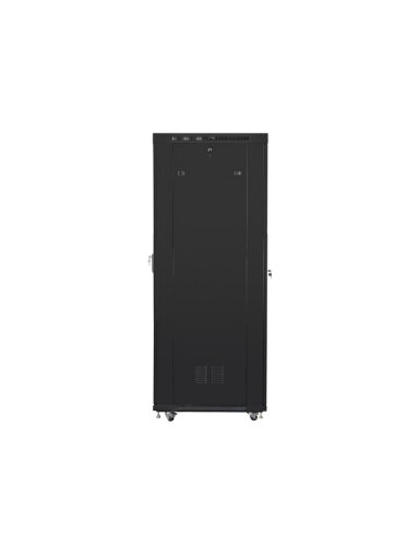Lanberg | Rack cabinet 19" free-standing 27U/800x1200 (flat pack) with mesh door, LCD | FF01-8227-23BL | Black Lanberg | Rack cabinet 19" free-standing 27U/800x1200 (flat pack) with mesh door, LCD | FF01-8227-23BL | Black