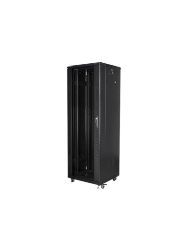 Lanberg | Rack cabinet 19" free-standing 37U/600x600 (flat pack) | FF01-6637-12B | Black Lanberg | Rack cabinet 19" free-standing 37U/600x600 (flat pack) | FF01-6637-12B | Black