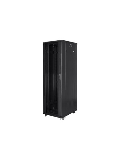 Lanberg | Rack cabinet 19" free-standing 42U/600x1000 (flat pack) | FF01-6042-12B | Black Lanberg | Rack cabinet 19" free-standing 42U/600x1000 (flat pack) | FF01-6042-12B | Black