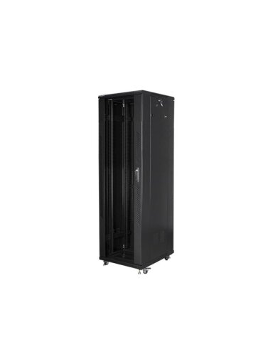 Lanberg | Rack cabinet 19" free-standing 42U/600x1000 (flat pack) with mesh door lCD V2 | FF01-6042-23BL | Black Lanberg | Rack cabinet 19" free-standing 42U/600x1000 (flat pack) with mesh door lCD V2 | FF01-6042-23BL | Black