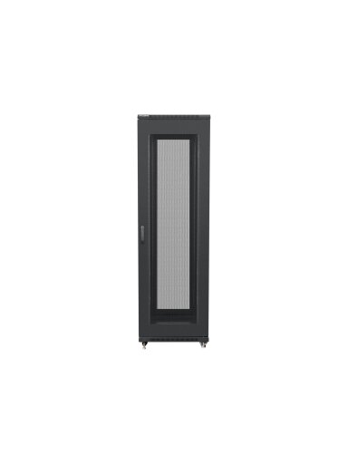 Lanberg | Rack cabinet 19" free-standing 42U/600x800 (flat pack) with mesh door | FF01-6842-23B | Black Lanberg | Rack cabinet 19" free-standing 42U/600x800 (flat pack) with mesh door | FF01-6842-23B | Black
