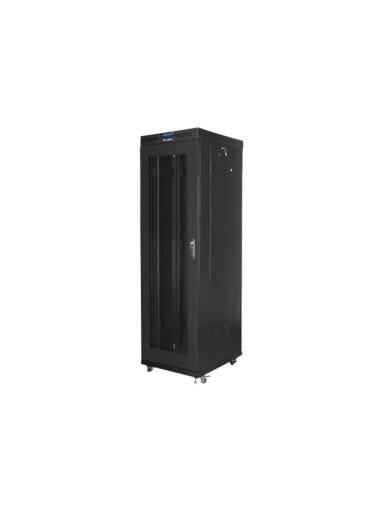 Lanberg | Rack cabinet 19" free-standing 42U/600x800 (flat pack) with mesh door, LCD | FF01-6842-23BL | Black Lanberg | Rack cabinet 19" free-standing 42U/600x800 (flat pack) with mesh door, LCD | FF01-6842-23BL | Black