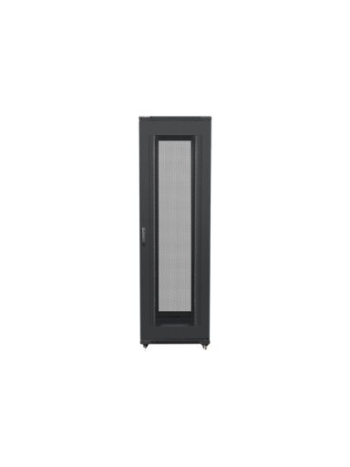 Lanberg | Rack cabinet 19" free-standing 42U/800x1000 (flat pack) with mesh door | FF01-8042-23B | Black Lanberg | Rack cabinet 19" free-standing 42U/800x1000 (flat pack) with mesh door | FF01-8042-23B | Black