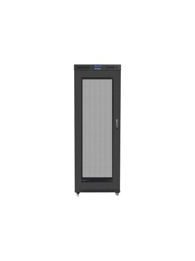 Lanberg | Rack cabinet 19" free-standing 42U/800x1000 (flat pack) with mesh door, LCD | FF01-8042-23BL | Black Lanberg | Rack cabinet 19" free-standing 42U/800x1000 (flat pack) with mesh door, LCD | FF01-8042-23BL | Black