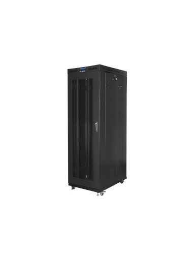 Lanberg | Rack cabinet 19" free-standing 42U/800x1000 (flat pack) with mesh door, LCD | FF01-8042-23BL | Black Lanberg | Rack cabinet 19" free-standing 42U/800x1000 (flat pack) with mesh door, LCD | FF01-8042-23BL | Black