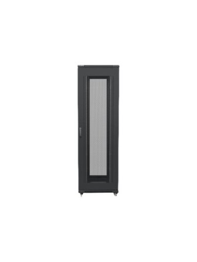 Lanberg | Rack cabinet 19" free-standing 42U/800x800 (flat pack) with mesh door | FF01-8842-23B | Black Lanberg | Rack cabinet 19" free-standing 42U/800x800 (flat pack) with mesh door | FF01-8842-23B | Black
