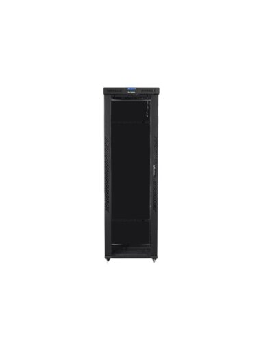 Lanberg | Rack cabinet 19" free-standing 47U/800x1000 (flat pack) with glass door, LCD | FF01-8047-12BL | Black Lanberg | Rack cabinet 19" free-standing 47U/800x1000 (flat pack) with glass door, LCD | FF01-8047-12BL | Black