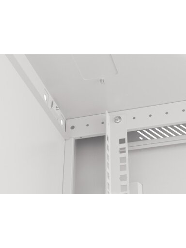 Lanberg | Rack cabinet 19" wall-mount 12U/600x600 (flat pack) V2 | WF01-6612-10S | Grey Lanberg | Rack cabinet 19" wall-mount 12U/600x600 (flat pack) V2 | WF01-6612-10S | Grey