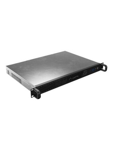 Lanberg Rackmount server chassis ITX 300/10 19"/1U | SC01-3001-10B | Black