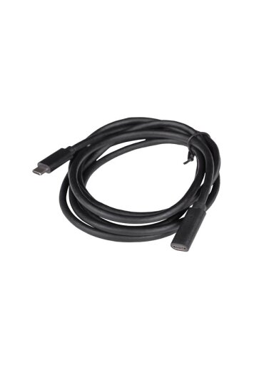 Lanberg | USB-C M/F 3.1 Cable | CA-USBE-20CC-0015-BK