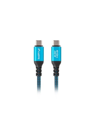 Lanberg | USB-C M/M 4.0 CABLE 240W 8K 60HZ | CA-CMCM-44CU-0005-BK