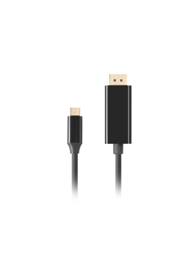 Lanberg USB-C to DisplayPort Cable, 3 m 4K/60Hz, Black | Lanberg | USB-C to DisplayPort Cable | CA-CMDP-10CU-0030-BK | 3 m