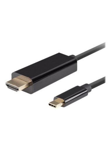 Lanberg USB-C to HDMI Cable, 1.8 m 4K/60Hz, Black | Lanberg | USB-C to HDMI Cable | CA-CMHD-10CU-0018-BK | Black | 1.8 m Lanberg USB-C to HDMI Cable, 1.8 m 4K/60Hz, Black | Lanberg | USB-C to HDMI Cable | CA-CMHD-10CU-0018-BK | Black | 1.8 m