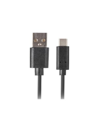 Lanberg | USB-C to USB-A2.0 Cable Black QC 3.0, 1.8 m | CA-USBO-20CU-0018-BK | USB Type-A to USB Type-C