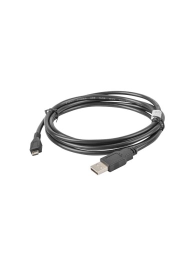 Lanberg | USB Micro (M) to USB-A (M) 2.0 Cable | CA-USBM-10CC-0018-BK