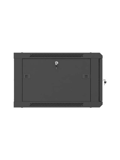 Lanberg Wall mounted installation cabinet 19" 6U 600X600 | WF01-6606-23B | Black