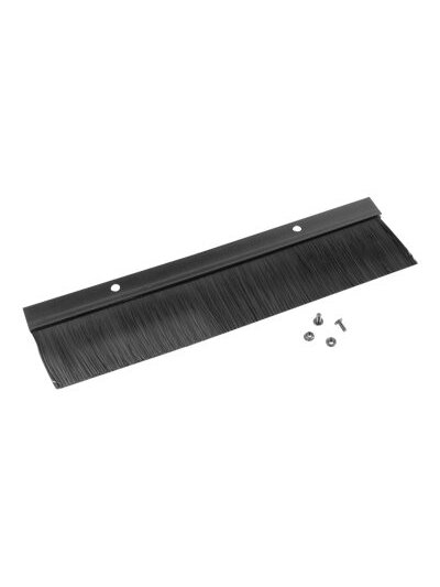 Lanberg 19" cable entry brush panel | AK-1102-B | Black Lanberg 19" cable entry brush panel | AK-1102-B | Black