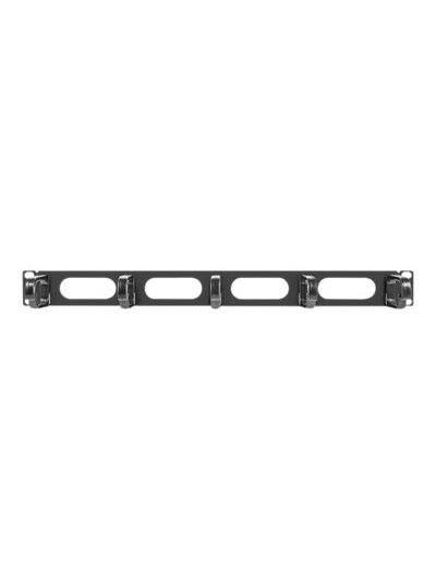 Lanberg 19" cable management panel 5 rings - type B 1U | AK-1205-B | Black Lanberg 19" cable management panel 5 rings - type B 1U | AK-1205-B | Black