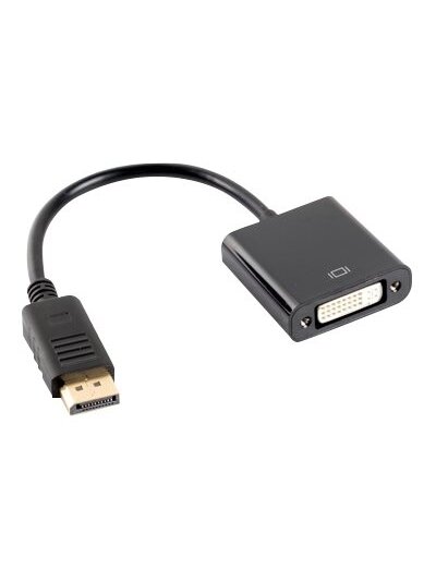 Lanberg Adapter Dual Link DisplayPort 1.2 to DVI-I | AD-0007-BK Lanberg Adapter Dual Link DisplayPort 1.2 to DVI-I | AD-0007-BK