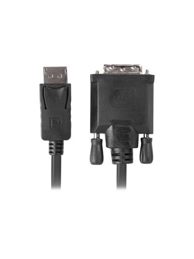 Lanberg Cable | CA-DPDV-10CU-0018-BK | DisplayPort to DVI-D | 1.8 m 1 Lanberg Cable | CA-DPDV-10CU-0018-BK | DisplayPort to DVI-D | 1.8 m 1