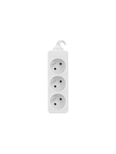 Lanberg Cable Power Strip 3M 3X French Outlets Quality-Grade Copper | PS0-03E-0300-W 2