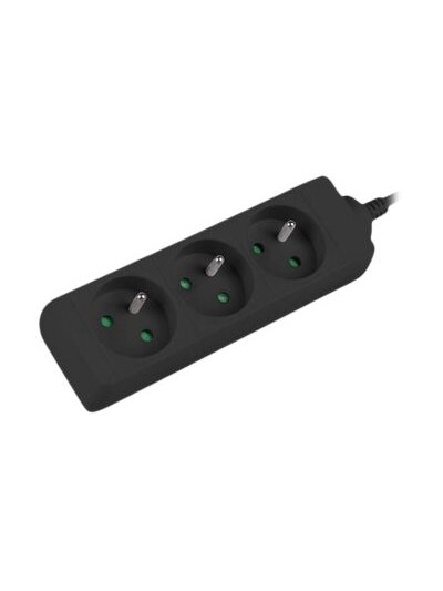 Lanberg Cable Power Strip, 3X French Outlets Quality-Grade Copper, 1.5 m | PS0-03E-0150-BK 2 Lanberg Cable Power Strip, 3X French Outlets Quality-Grade Copper, 1.5 m | PS0-03E-0150-BK 2